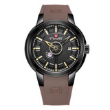 Sport men wristwatch army military watches rubber strap auto date reloj hombre saat