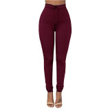 2016 New Sexy Women Fashion Jeans High Waisted Pencil Stretch Deim Pants Jeans Soft Skinny Stretchy Skinny Pants Slim Jeggings