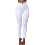 2016 New Sexy Women Fashion Jeans High Waisted Pencil Stretch Deim Pants Jeans Soft Skinny Stretchy Skinny Pants Slim Jeggings