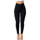 2016 New Sexy Women Fashion Jeans High Waisted Pencil Stretch Deim Pants Jeans Soft Skinny Stretchy Skinny Pants Slim Jeggings