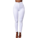 2016 New Sexy Women Fashion Jeans High Waisted Pencil Stretch Deim Pants Jeans Soft Skinny Stretchy Skinny Pants Slim Jeggings