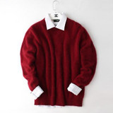 2016 New real mink cashmere sweater men pure 100% cashmere sweater pullovers men free shipping Wholesale price S275