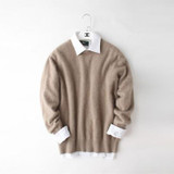 2016 New real mink cashmere sweater men pure 100% cashmere sweater pullovers men free shipping Wholesale price S275