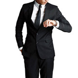 2016 New Men Suits (Jacket+Pants+Tie) Custom Slim Fit Tuxedo Brand Fashion Bridegroon Business Formal Wedding Suit Casual Blazer 2016 New Men Suits (Jacket+Pants+Tie) Custom Slim Fit Tuxedo Brand Fashion Bridegroon Business Formal Wedding Suit Casual Blazer