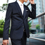 2016 New Men Suits (Jacket+Pants+Tie) Custom Slim Fit Tuxedo Brand Fashion Bridegroon Business Formal Wedding Suit Casual Blazer 2016 New Men Suits (Jacket+Pants+Tie) Custom Slim Fit Tuxedo Brand Fashion Bridegroon Business Formal Wedding Suit Casual Blazer