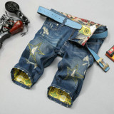2016 New Men Casual Shorts Summer Jeans For Men Denim Shorts Men Brand Shorts Slim Fit Fashion Male Shorts Plus Size Hot Sale