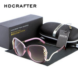 2016 New Luxury Oversized Metal Frame Women Brand Designer Sunglasses High Quality Driving Sun Glasses For Women
