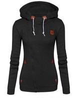 2016 New Long Sleeve Casual Hooded Outwear Slim Sweatshirt Women Hoodies Sweatshirts Tracksuit Women Winter Coat Women