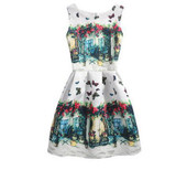 2017 Summer Style Sleeveless Mother&kids Dress Girl Dress Printed Kids Dresses Girls Clothes Party Princess Dress White Nina 2017 Summer Style Sleeveless Mother&kids Dress Girl Dress Printed Kids Dresses Girls Clothes Party Princess Dress White Nina