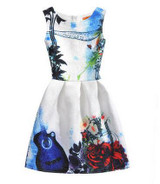 2017 Summer Style Sleeveless Mother&kids Dress Girl Dress Printed Kids Dresses Girls Clothes Party Princess Dress White Nina 2017 Summer Style Sleeveless Mother&kids Dress Girl Dress Printed Kids Dresses Girls Clothes Party Princess Dress White Nina