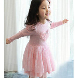 2017 summer style girls dress love long sleeve wings tutu dress baby flower girl dresses bow veil Kids love childre 1-6 Years