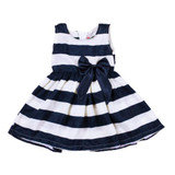 2017 summer style girls dress baby girl dresses sleeveless striped 1-5 year girl baby birthday dress infant clothes kid clothing