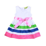 2017 summer style girls dress baby girl dresses sleeveless striped 1-5 year girl baby birthday dress infant clothes kid clothing 2017 summer style girls dress baby girl dresses sleeveless striped 1-5 year girl baby birthday dress infant clothes kid clothing