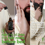 Beard Grooming™:Men Beard Oil (2 oz) & Beard balm with Argan & Jojoba Oils