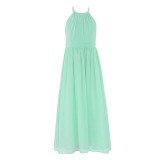 2017 Summer Style Girls Chiffon Flower Girl Tulle Dress Kid Pageant Party Ball Gown Prom Princess Formal Occassion Floral Dress