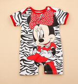 2017 Summer Style Baby Rompers Baby Girls Clothes Cotton Cute Mickey Minnie Romper Newborn Jumpsuits Ropa Bebes Baby Boy Clothes