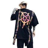 2017 Summer Streetwear Hip Hop Tshirts Men Clothes Women Print Cotton Hip Hop T Shirt Us Size S -XL