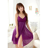 2017 Summer Sleepwear Ladies Sexy Lingerie Silk Lace Nightgown Nighties Above Knee Nightdress Plus Sleepshirt For Women