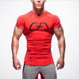 2017 Summer short-sleeve t-shirt men gyms sporting fashion tshirt homme t shirt men fitness crossfit camisetas t-shirt men