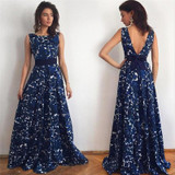 2017 summer Sexy Elegant Dress Women Women Floral Dress Long Formal Maxi Dress Party Ball Gown Dress Female Vestidos vestido Au2