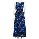 2017 summer Sexy Elegant Dress Women Women Floral Dress Long Formal Maxi Dress Party Ball Gown Dress Female Vestidos vestido Au2