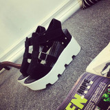 2017 Summer Sandals Shoes Women High Heel Casual Shoes footwear flip flops Open Toe Platform Gladiator Sandals Women Shoes Y48W