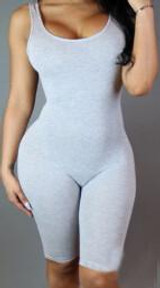 2017 Summer Rompers women Jumpsuits Bodysuits Sleeveless Round neck Bodycon One piece Shorts Sexy Rompers S-XL -20