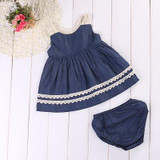 2017 Summer Newborn Girls Dress Kids Baby Girls Clothes Lace Princess Dress Party Wedding Pageant Dresses 0-18M