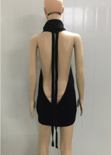 2017 Summer New Turtleneck Sleeveless Long Virgin Killer Sweater Japanes Knitted Sexy backless Women Sweaters And Pullovers WM03