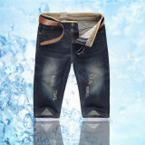 2017 summer new style men's short jeans casual trousers cotton Shorts Thin Denim Jeans Short for Men Jean Shorts