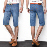 2017 summer new style men's short jeans casual trousers cotton Shorts Thin Denim Jeans Short for Men Jean Shorts