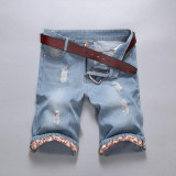 2017 summer new style men's short jeans casual trousers cotton Shorts Thin Denim Jeans Short for Men Jean Shorts