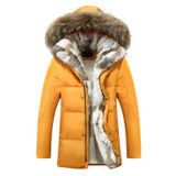 2017 winter duck down jacket women coat parkas warm Liner Female Warm Clothes Rabbit fur collar High Quality,PLUS-SIZE S to 5XL