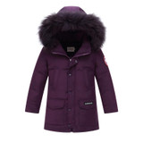 2017 Winter Children's Down Jackets Coats Boys Warm Parkas Fur Collar Big Boy Coat Thick Duck Down Feather Jacket Outerwears