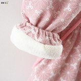 2017 Winter Baby Dress Girls Clothes Cute Print Long Sleeve Baby Party Dresses Thicken Warm Princess Vestido Toddler Costume