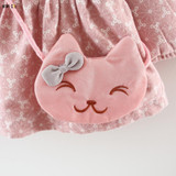 2017 Winter Baby Dress Girls Clothes Cute Print Long Sleeve Baby Party Dresses Thicken Warm Princess Vestido Toddler Costume