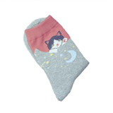 2017 Winter Autumn Women In Tube Sock Japanese Style Cat Cotton Socks 5 Colors Novelty Socks
