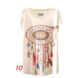 2017 White T-shirt Fashion Summer Animal Cat Print Shirt O-Neck Short Sleeve T Shirt Women Tops 2017 White T-shirt Fashion Summer Animal Cat Print Shirt O-Neck Short Sleeve T Shirt Women Tops