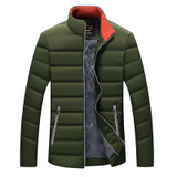 2017 White Duck Down Men's Winter Jacket Lightweight Casual Duck Down Jacket Snow Warm Stand Collar Brand Coat Parkas M610