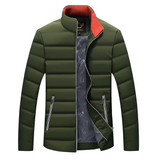2017 White Duck Down Men's Winter Jacket Lightweight Casual Duck Down Jacket Snow Warm Stand Collar Brand Coat Parkas M610