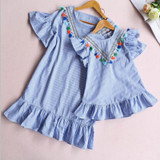 2017 Wedding Sundress Summer Dress For Girls Kids Clothes Baby Girl Flower Party Dresses