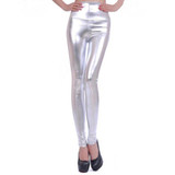 2017 WayToIan spring PU Leather women pants high waist elastic  stretch Slim woman pencil pants skinny trousers 20 colors