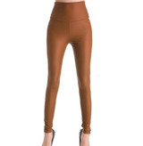 2017 WayToIan spring PU Leather women pants high waist elastic  stretch Slim woman pencil pants skinny trousers 20 colors