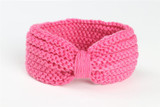 2017 warm knit crochet knot turban headband hair head bands wrap accessories for children girls kids hair ornaments headdress
