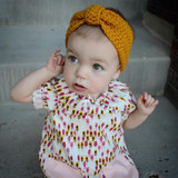 2017 warm knit crochet knot turban headband hair head bands wrap accessories for children girls kids hair ornaments headdress
