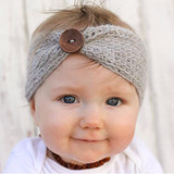 2017 warm knit crochet knot turban headband hair head bands wrap accessories for children girls kids hair ornaments headdress