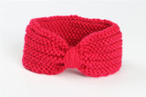 2017 warm knit crochet knot turban headband hair head bands wrap accessories for children girls kids hair ornaments headdress