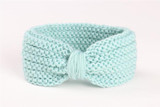 2017 warm knit crochet knot turban headband hair head bands wrap accessories for children girls kids hair ornaments headdress
