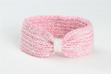 2017 warm knit crochet knot turban headband hair head bands wrap accessories for children girls kids hair ornaments headdress