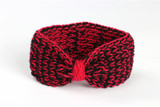 2017 warm knit crochet knot turban headband hair head bands wrap accessories for children girls kids hair ornaments headdress